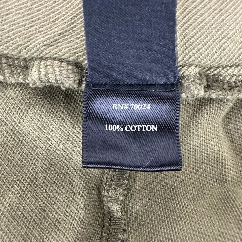 Bobi Los Angeles Size Medium Olive Green Knit Twill Shorts
